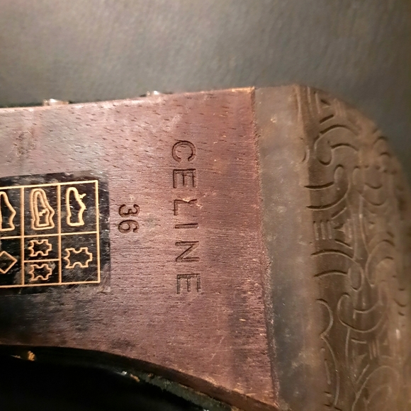 CELINE Boots with real fur, fashion ,  good condition $200 - Picture 3 of 3